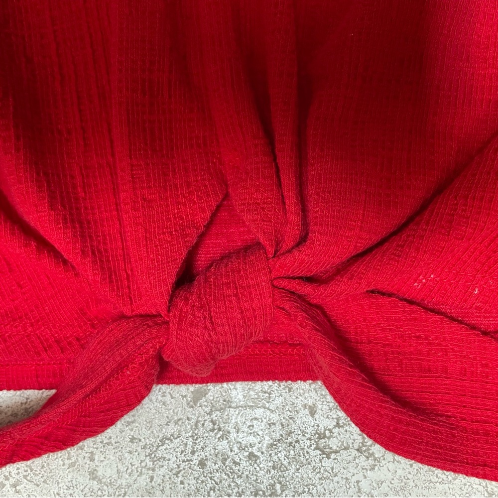 J Crew top. Size S. Short sleeve red top. - Picture 3 of 6